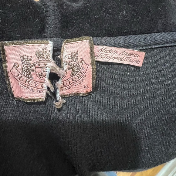 Juicy couture long line black sweater XL - Picture 3 of 4